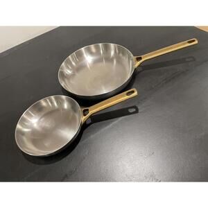 GreenPan Reserve Stainless Steel 8" and 11" Frying Pans Set